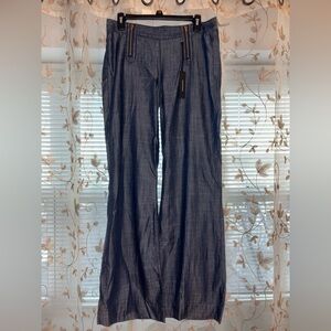 Blue Express Double Zipper Low Rise Flare Jeans Size 8 New NWT